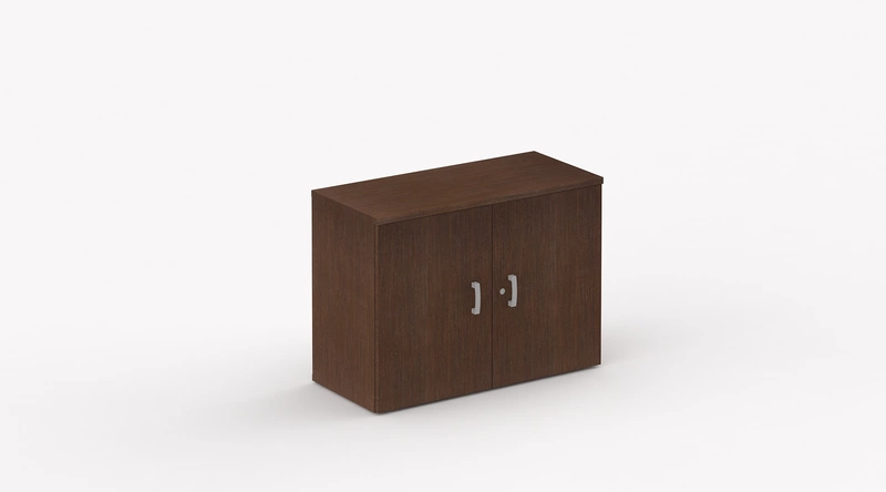 Armoire Basse en Bois H73 x L80 cm | Rangement d'Appoint Professionnel