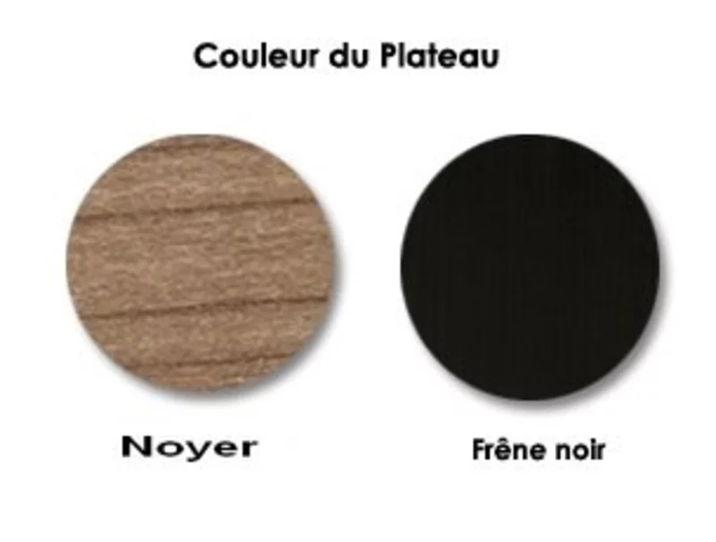 Armoire basse Flora - Fr&ecirc;ne Noir / Noyer