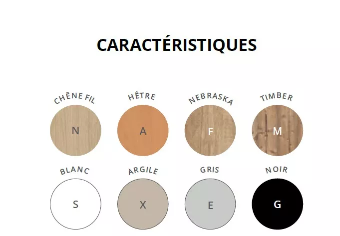 Armoire de Bureau ASTRAL H104 cm - Fabrication Française