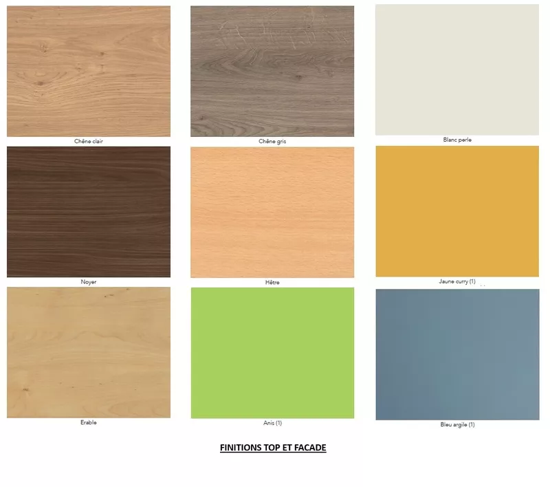 Armoire haute de bureau en bois - Gammes Idra & Quadri