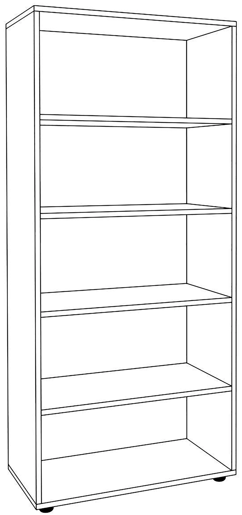 Armoire haute de bureau en bois - Gammes Idra & Quadri