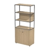 Armoire haute professionnelle M&eacute;tal Edge : portes basses