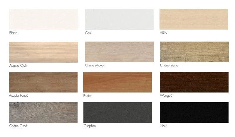 Armoire Mi-Haute en Bois 159 x 80 cm | 4 Niveaux de Rangement Robuste