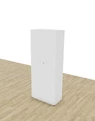 Armoire haute Zeta blanche
