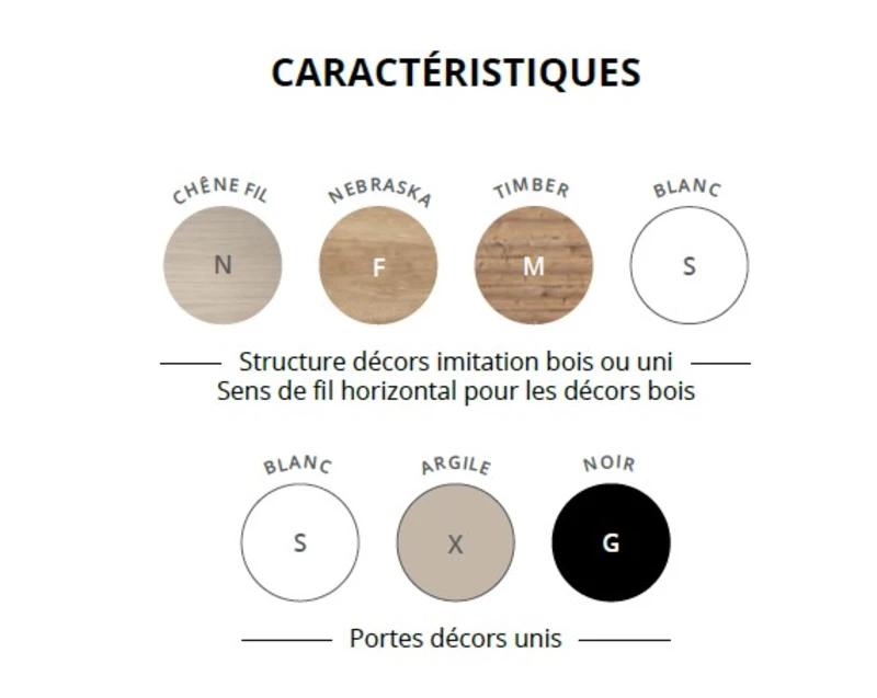 Bibliothèque avec portes coulissantes KUBIX
