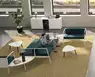 Composition de Rangement Modulaire ASTRAL - 2 Armoires & 1 Colonne Étagères