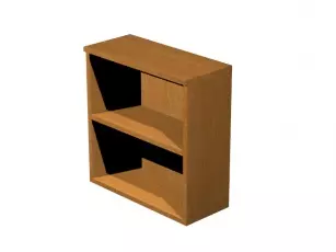 Etagère bureau ouverte Budget - Rangement compact en bois