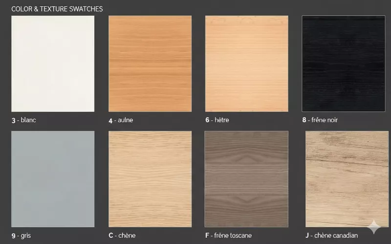 Etag&egrave;re Professionnelle Budget / Effect M&eacute;dium - H120 x L80 cm