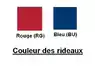 Armoire à rideaux Couleur H100 cm
