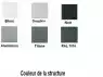 Armoire métallique monobloc à rideaux largeur 80