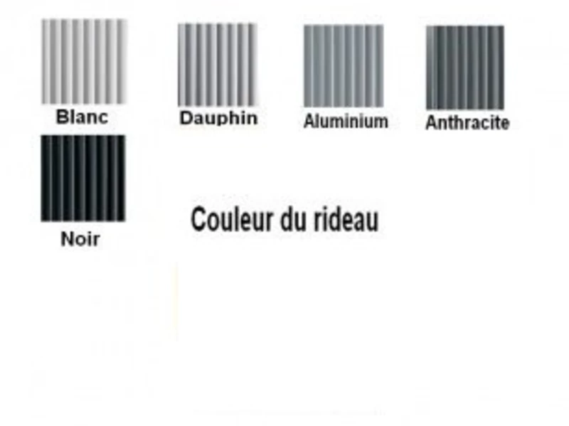 Armoire métallique monobloc à rideaux largeur 80