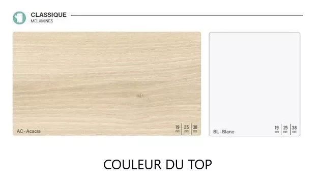 Caisson hauteur bureau métal