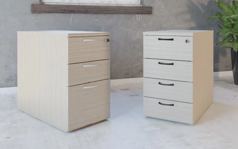 Caisson hauteur bureau profondeur 60 cm