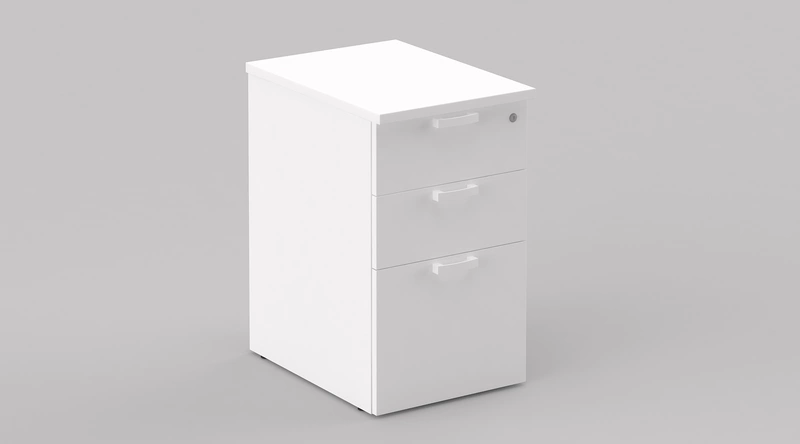 Caisson Hauteur Bureau Profondeur 60 ou 80 cm - Gammes Tempo et Alto