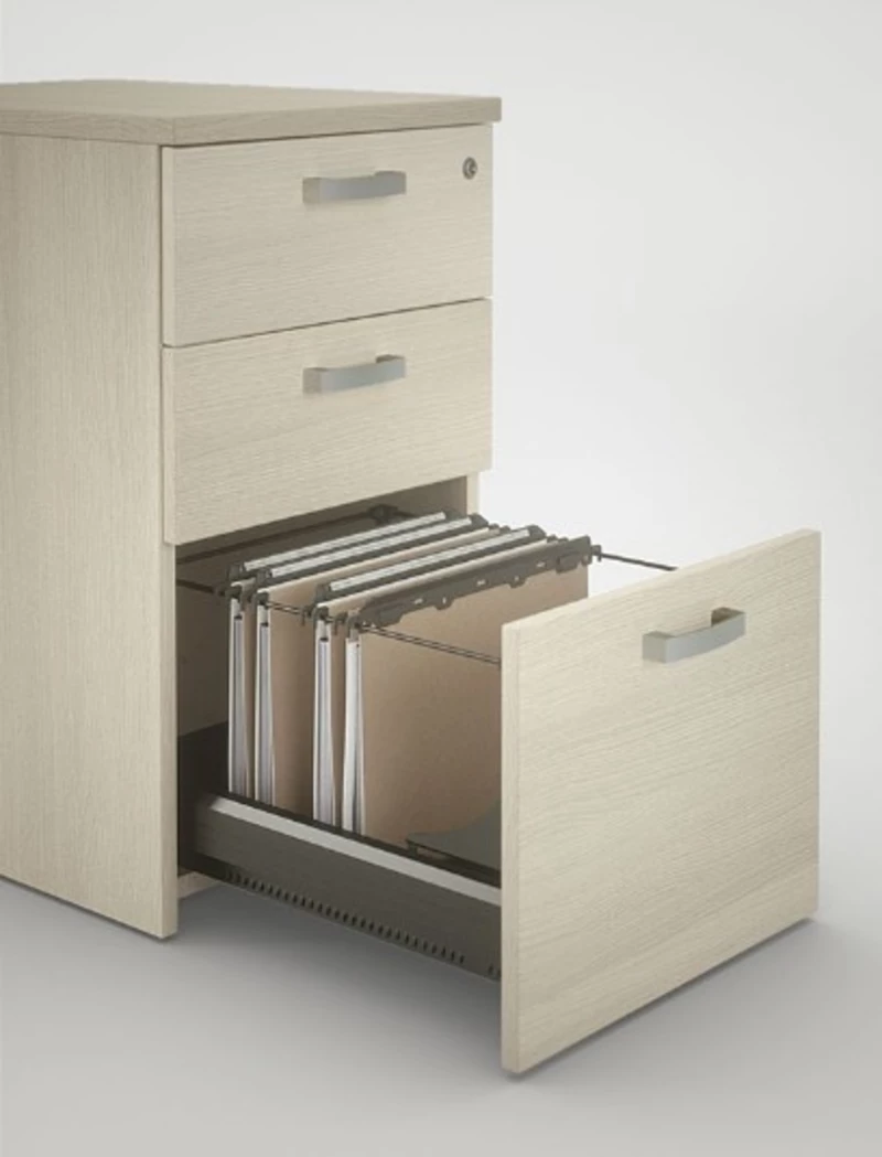Caisson Hauteur Bureau Profondeur 60 ou 80 cm - Gammes Tempo et Alto