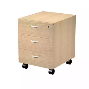 Caisson mobile Edge 3 tiroirs : l'alliance du design et de la praticité