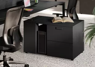 Meuble de service Kika : Rangement pour bureau avec support UC