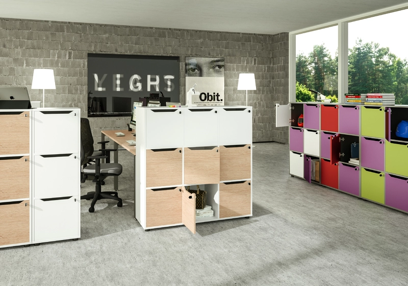 Casier de rangement Flex Office : s&eacute;curit&eacute; et modularit&eacute;