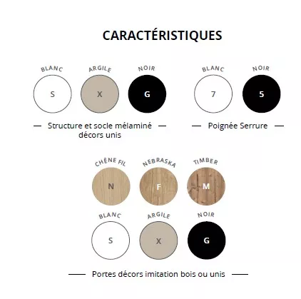 Casiers individuels bois Astral sur socle m&eacute;tal - Multi-cases - Serrure mode priv&eacute;