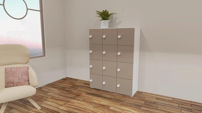 Casiers Individuels bois avec serrure &agrave; code - Gamme Astral