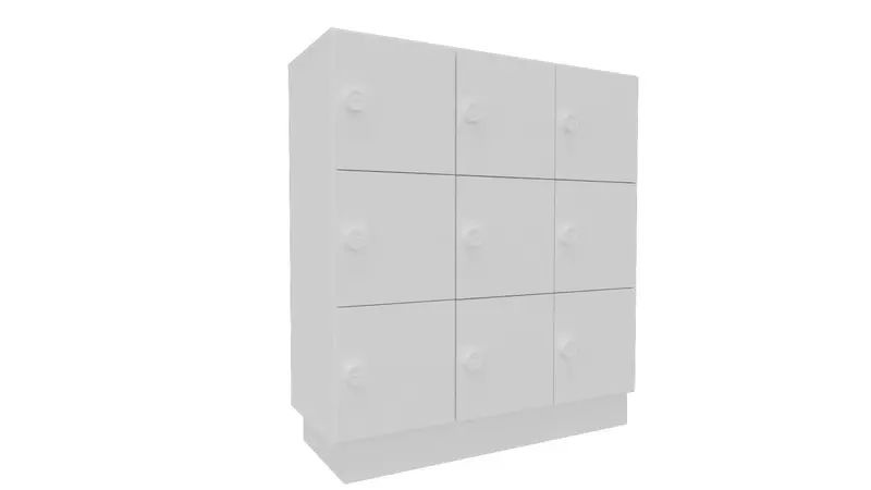 Casiers Individuels bois avec serrure &agrave; code - Gamme Astral