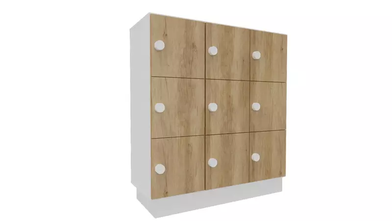 Casiers Individuels bois avec serrure &agrave; code - Gamme Astral