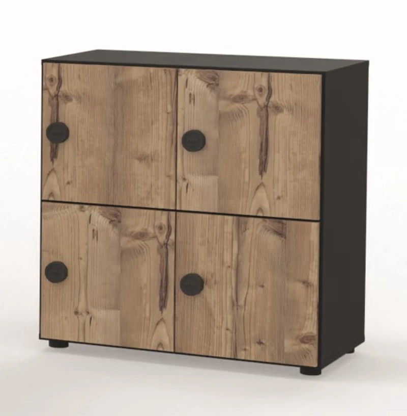 Casiers Individuels bois avec serrure &agrave; code - Gamme Astral