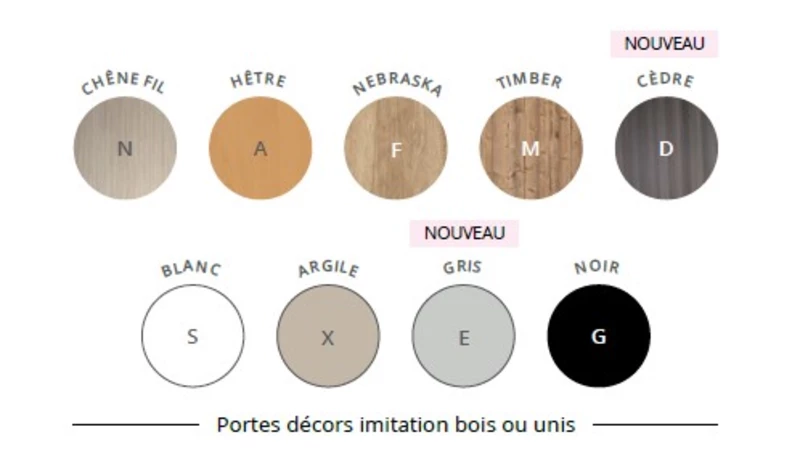 Casiers Individuels bois avec serrure à code