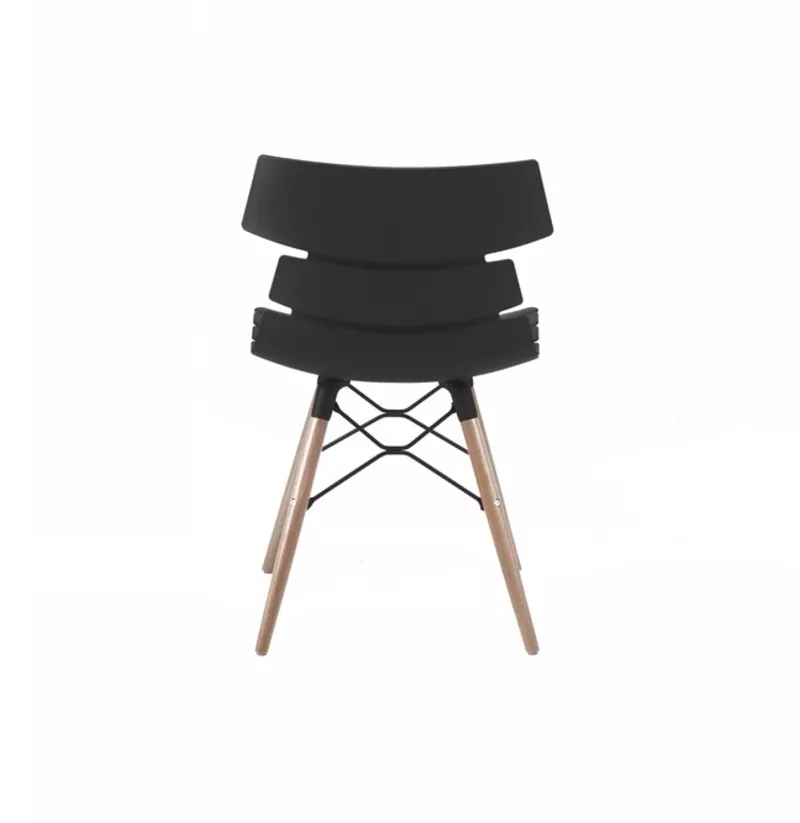 Chaise Carene par Claudio Bellini pour Collectivité - Coque Polypro et Pieds Bois