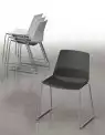 Chaise coque CLEM pieds Luge