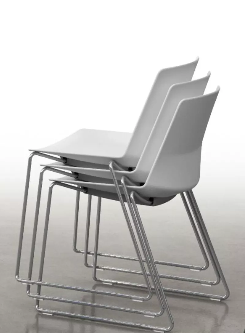 Chaise coque CLEM pieds Luge