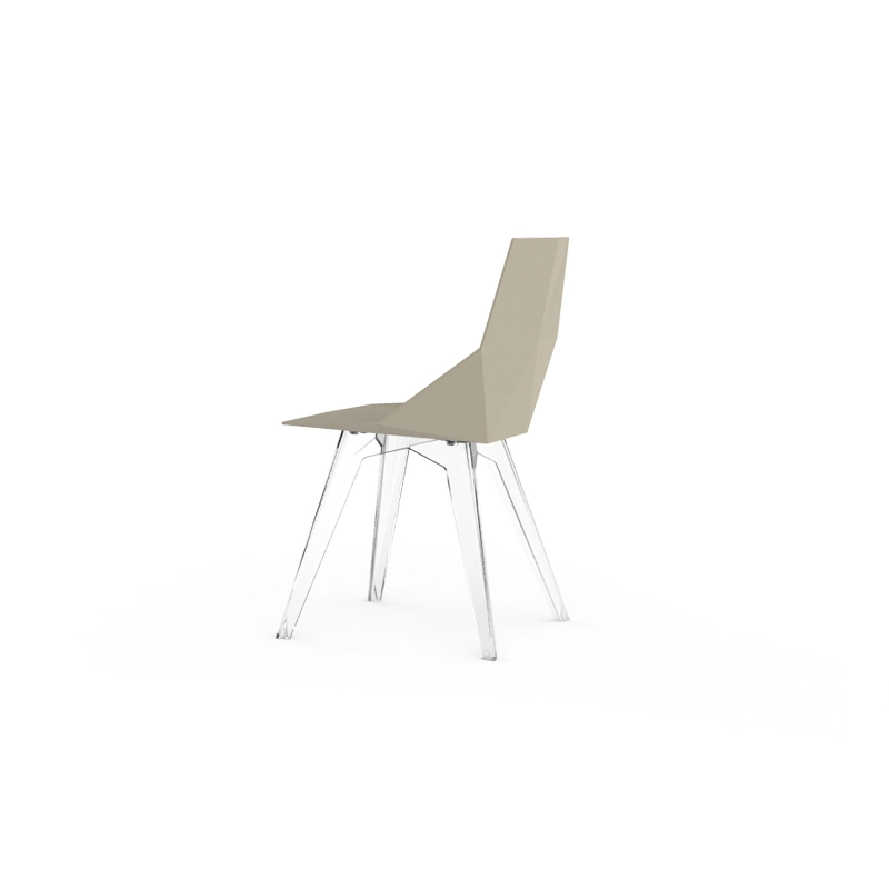 Chaise d'extérieur FAZ Pieds transparents