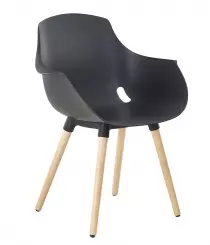 Fauteuil de collectivité MATHIS Pieds bois
