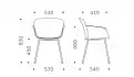 Fauteuil Libra 4 pieds