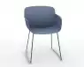 Fauteuil  Libra pieds luge 