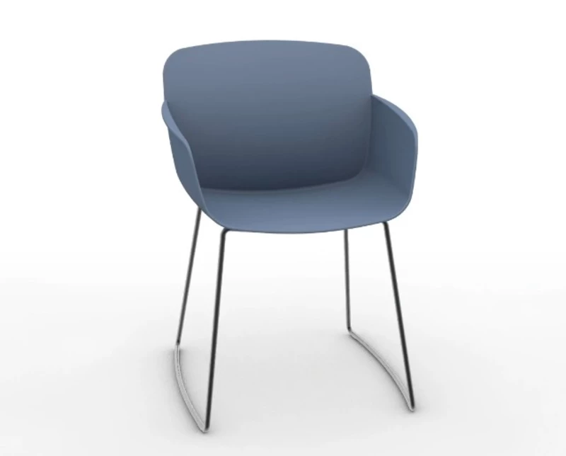 Fauteuil  Libra pieds luge 