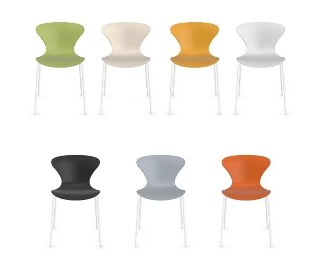 Lot de 2 chaises de collectivité Gins