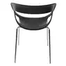 Lot de 2 chaises Denver - Polypropylène et Acier Chromé