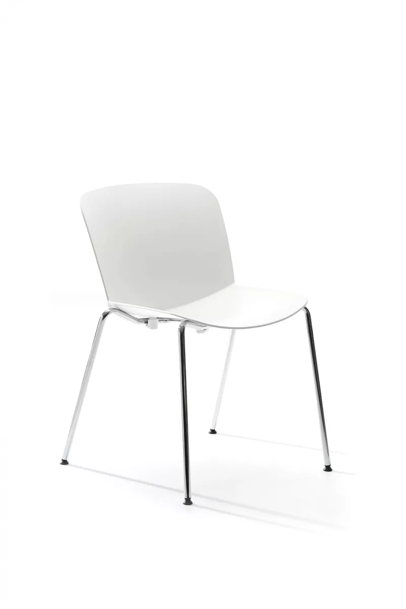 Lot de 2 chaises Libra 4 pieds : Design italien personnalisable et garantie 5 ans