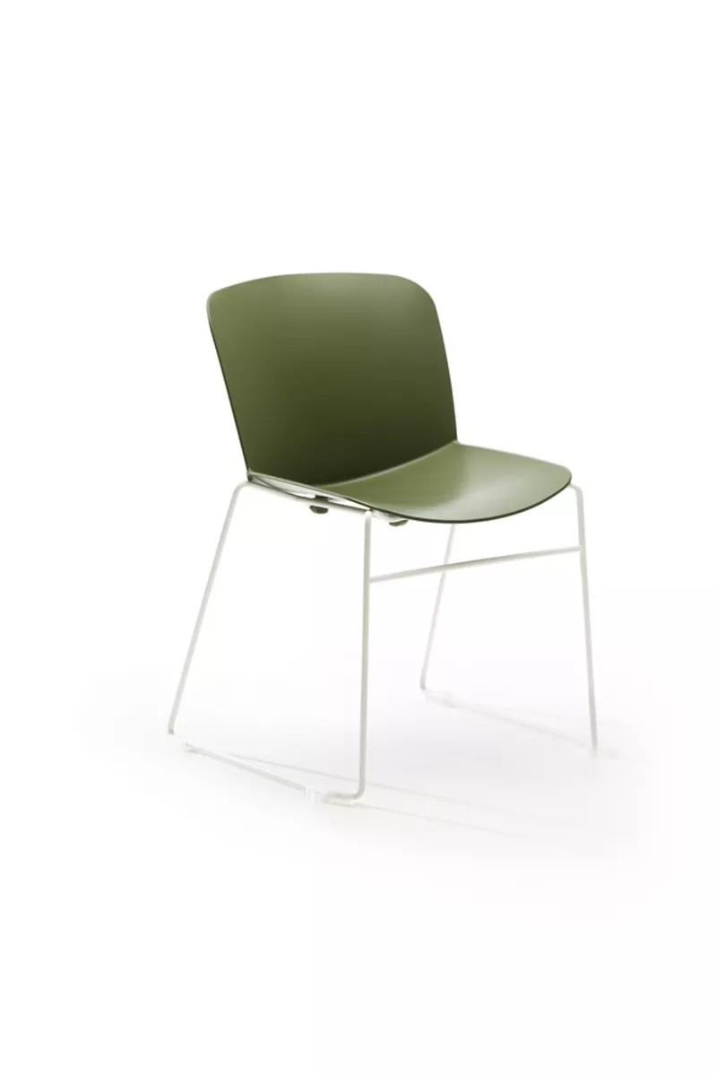 Lot de 2 chaises Libra pieds luge : Design Italien avec ou sans accoudoirs | Garantie 5 ans