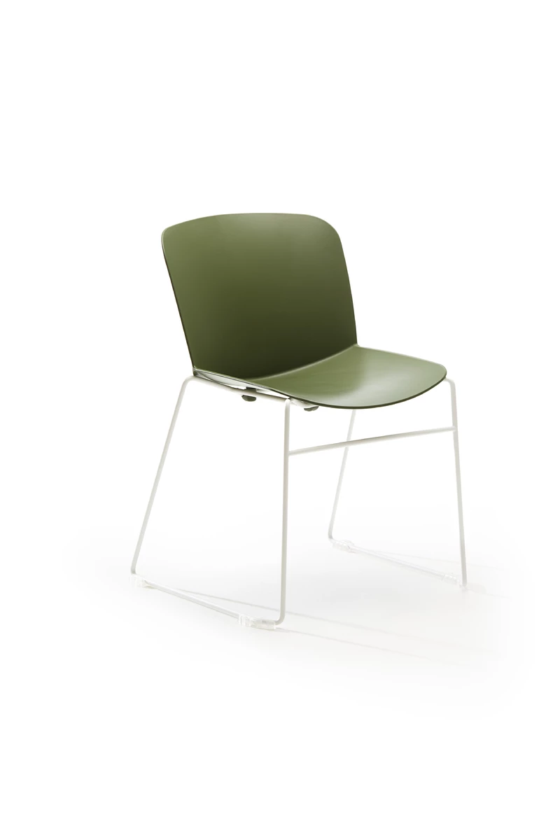 Lot de 2 chaises Libra pieds luge : Design Italien avec ou sans accoudoirs | Garantie 5 ans