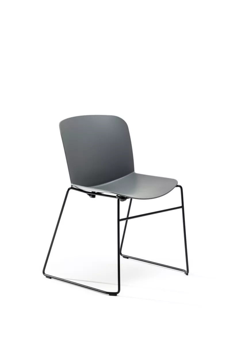 Lot de 2 chaises Libra pieds luge : Design Italien avec ou sans accoudoirs | Garantie 5 ans