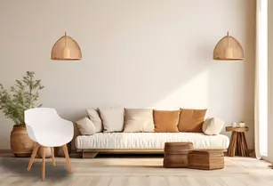 Lot de 2 fauteuils coque pieds bois Kady