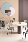 Lot de 4 chaises visiteur réunion Old School