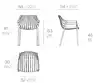 Lot de 4 Fauteuils Extérieur Spritz (Vondom) - Pro & Empilables 