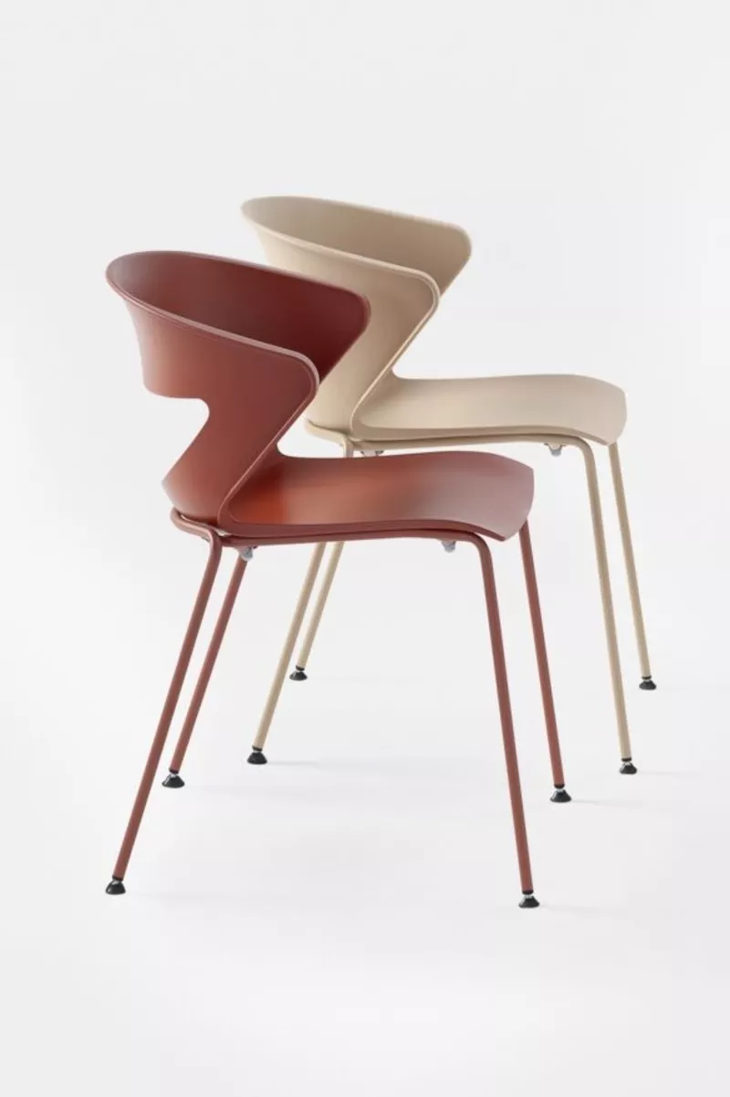 Lot de 6 chaises Kicca - 4 pieds