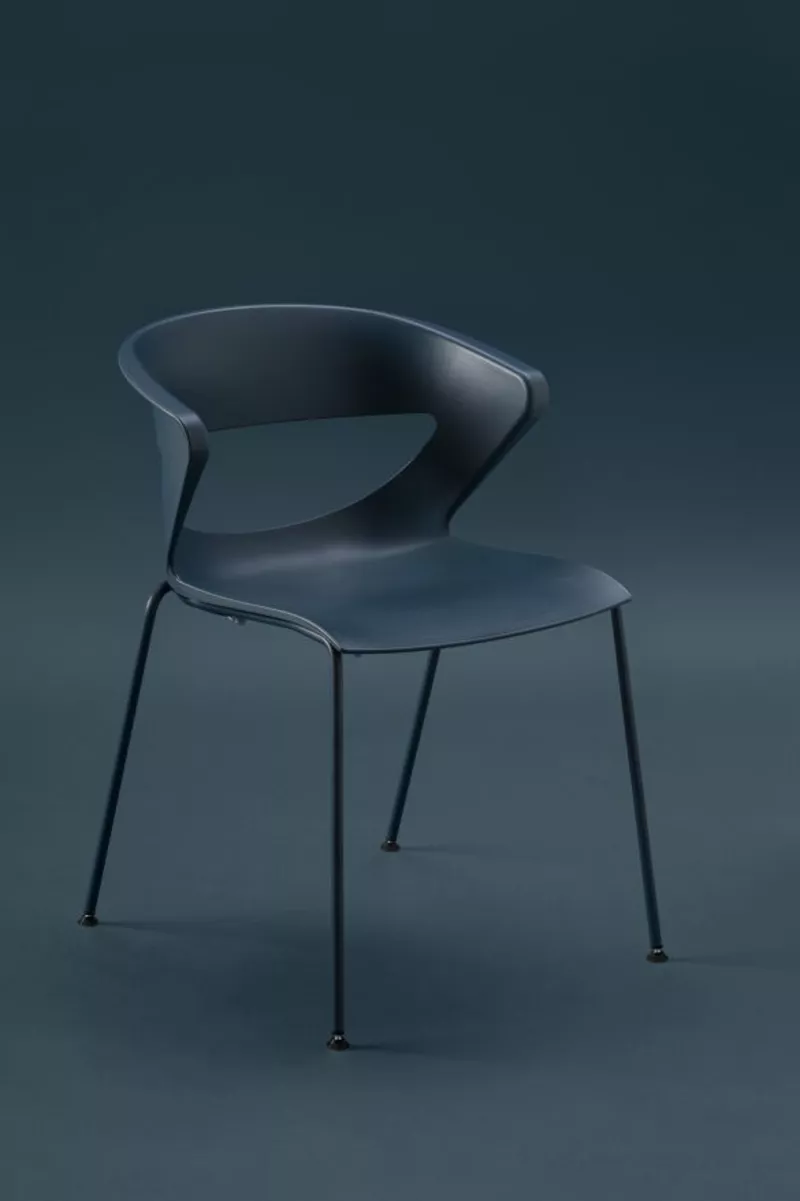 Lot de 6 chaises Kicca - 4 pieds
