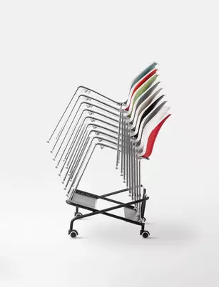 Lot de 6 sièges de collectivité Kalea - 4 pieds