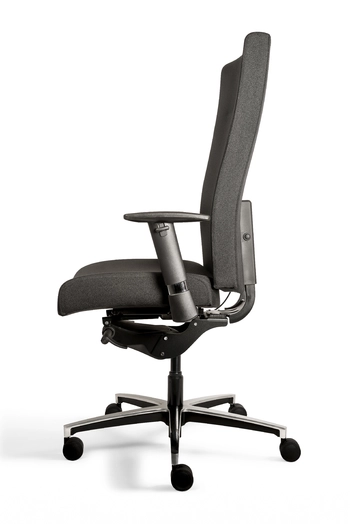 Chaise de bureau XXL HWC-H95, chaise de bureau 220kg noyau à ressort  chargeable similicuir ~ crème-beige