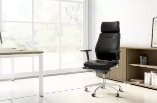 Fauteuil de bureau cuir Drakar